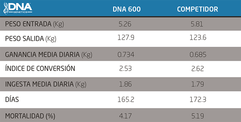 Resultados DNA Genetics